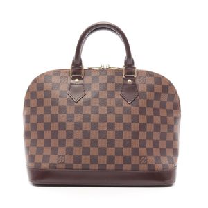 [중고] LOUIS VUITTON 손가방 알마 다미에 에벤 N51131 PVC 코팅 캔버스 레더 알마 여성용 Used B
