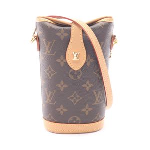 [중고] LOUIS VUITTON 숄더백 폴드 미 파우치 모노그램 M80874 PVC 코팅 캔버스 레더 폴드 미 파우치