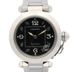 [중고] Cartier 파샤C W31043M7 블랙 스테인리스 스틸 손목시계(기타) 보이즈 Used A