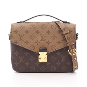 [중고] 루이비통 LOUIS VUITTON 손가방 포쉐트 메티스 MM 모노그램 리버스 2WAY M44876 PVC 코팅 캔버스 레더 포쉐트 메티스