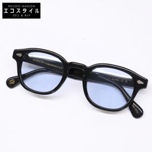Moscot Lemtosh Col. Black Lemtosh Boston-style glasses, size 46□24-145 [Used]