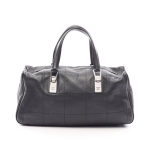 [Used] Chanel CHANEL Handbag Chocolate Bar Black Caviar Skin (Grained Calf) Chocolate Bar Boston Bag Women's Used A