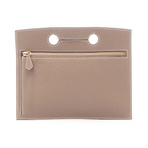 [Used] Hermes HERMES Pouch Back Pocket Etoupe Etoupe Other Back Pocket Pouch Etoupe Women's Used A