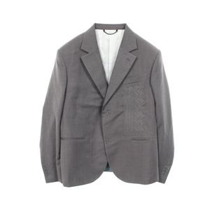 [Used] Louis LOUIS VUITTON Tailored Jacket, Embossed Logo, RM222V ND7 HNJ04E, Wool, Tailored Jacket, Men's, Used A