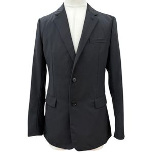 Mint Condition ▼ DIOR Homme 933C702A4884 100% Wool Logo Button Single-Breasted Tailored Jacket Black Size 46 Made in Italy Authentic Men's