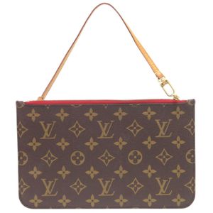 Louis Vuitton Neverfull Pouch for MM/GM, Monogram Cerise Pouch, LV 0019 [Used] LOUIS VUITTON