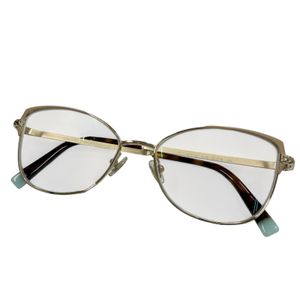 Mint Condition ▼ TIFFANY&Co. Tiffany Marble Eyeglasses, Gold CLEAR Braun, 53□16, 140mm prescription lenses, Made in Italy, Women's/Men's/Unisex