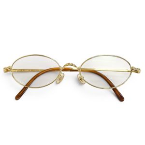 Excellent condition △ Cartier vintage Trinity sunglasses, gold- Braun lenses: light beige, 49□19 135, made in France, women's.