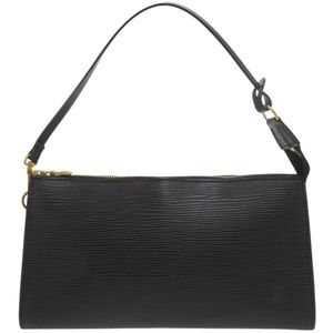 Excellent condition Louis Vuitton Pochette Accessoires Epi M52942 Noir Pouch LV 1218 [Used] LOUIS VUITTON