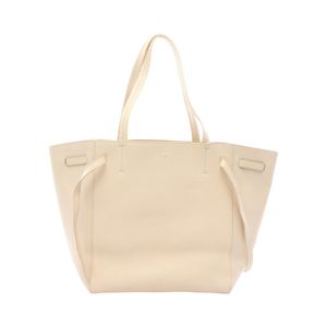 【二手】Celine CELINE Phantom 小號托特包，象牙色皮革，女士，二手 B