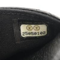 [중고] Chanel 샤넬 숄더백 마틀라세 A33814 블랙 캐비어 스킨(그레인드 카프) 마틀라세 체인 월렛 여성용 Used A