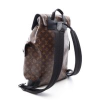 [중고] LOUIS VUITTON 크리스토퍼 MM 백팩 M43735 PVC 코팅 캔버스 레더 남성용 Used A