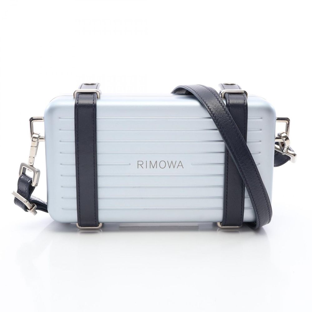 [중고] Dior 숄더백 DIOR × RIMOWA 퍼스널 클러치 2DRCA295YWT 실버/네이비 레더 Dior × RIMOWA 퍼스널 클러치백 유니섹스