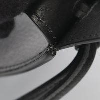 【중고】 LOEWE 숄더백 다이스 포켓 C630R12X01 블랙 레더 다이스 포켓 여성용 Used A