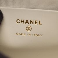 [중고] Chanel 샤넬 손가방 마틀라세 2WAY 화이트 캐비어 스킨(그레인드 카프) 마틀라세 호보백 여성용 Used A