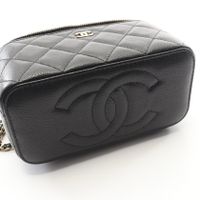 [중고] Chanel 샤넬 숄더백 마틀라세 스몰 배니티 AP1341 블랙 캐비어 스킨(그레인드 카프) 마틀라세 배니티 체인 숄더백