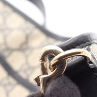 [중고] Gucci 구찌 숄더백 GG 수프림 388924 네이비 PVC 코팅 캔버스 레더 숄더백 여성용 Used B