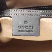 [중고] Gucci 구찌 숄더백 GG 수프림 295257 네이비 PVC 코팅 캔버스 레더 GG 플러스 메신저백 여성용 Used B