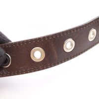 [중고] FENDI 숄더백 주카 7VA230 블랙/카키 캔버스 레더 숄더백 유니섹스 Used B