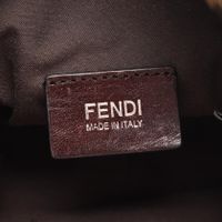 [중고] FENDI 숄더백 주카 7VA230 블랙/카키 캔버스 레더 숄더백 유니섹스 Used B