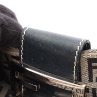 [중고] FENDI 숄더백 주키노 네이비 캔버스 레더 숄더백 여성용 Used B