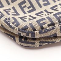 [중고] FENDI 숄더백 주키노 네이비 캔버스 레더 숄더백 여성용 Used B