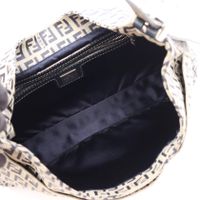 [중고] FENDI 숄더백 주키노 네이비 캔버스 레더 숄더백 여성용 Used B