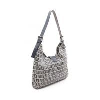 [중고] FENDI 숄더백 주키노 네이비 캔버스 레더 숄더백 여성용 Used B