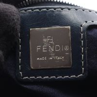 [중고] FENDI 숄더백 주키노 네이비 캔버스 레더 숄더백 여성용 Used B