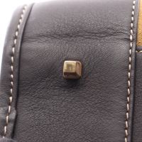 【중고】 LOEWE 아마조나 28 손가방 캐멀/다크 브라운 스웨이드 레더 아마조나 28 여성용 Used B