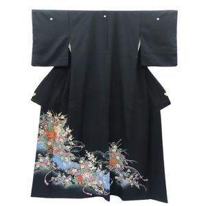 正式和服（黑留袖），合成纖維 [二手]