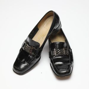 Salvatore Ferragamo 펌프스 로우힐 펌프스
 Salvatore Ferragamo 블랙【중고】