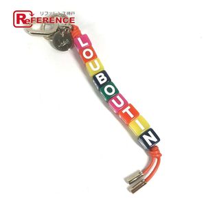 Christian Louboutin logo dice keychain