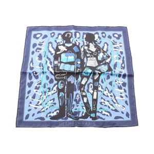 [Used] Hermes HERMES Scarf Carre 45 MONSIEUR ET MADAME Silk Carre 45 Women's Used A