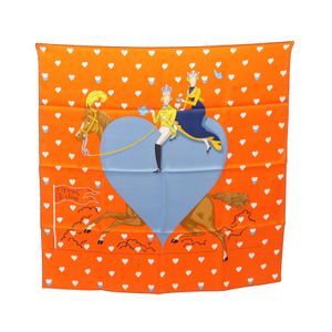 [Used] Hermes HERMES Scarf Carre 70 TEA TIME Silk Carre 70 Women's Used A