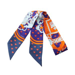 [Used] Hermes HERMES Scarf Twilly Brides de Gala Love RIBON Silk Scarf Women's Unused
