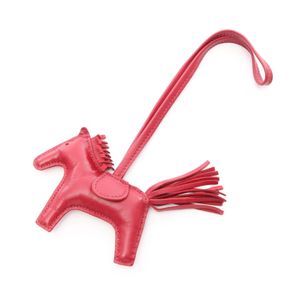 [Used] Hermes HERMES Charm Rodeo PM Ruby Leather Rodeo PM Ruby Women's Used B