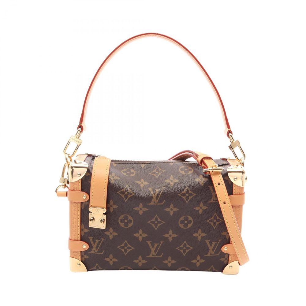 [중고] LOUIS VUITTON 손가방 사이드 트렁크 MM 2WAY M46358 PVC 코팅 캔버스 레더 사이드 트렁크 MM 여성용 Used A