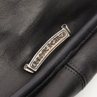 【二手】Chrome Hearts CHROME HEARTS 單肩包 斜挎槍手匕首拉鍊 2WAY 皮革槍手單肩包 男士二手 B