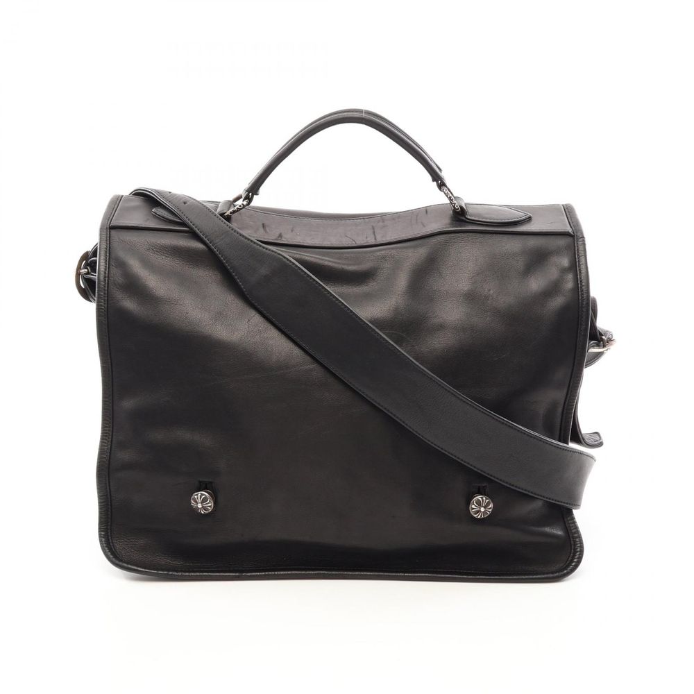 【二手】Chrome Hearts CHROME HEARTS 單肩包 斜挎槍手匕首拉鍊 2WAY 皮革槍手單肩包 男士二手 B