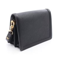 [중고] LOUIS VUITTON 숄더백 도핀 NV MM M56141 느와르 레더 도핀MM 여성용 Used A