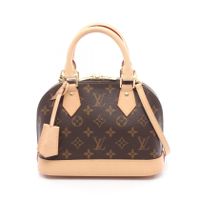 【二手】LOUIS VUITTONAlma BB 兩用手提包 M53152 PVC塗層帆布皮革 Alma BB 女士二手 A