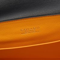 【二手】 GOYARD Saigon Mini 兩用手提包 SAIGONMINTY01CL03P 黑色/ブラウン/米色 PVC塗層帆布皮革 Saigon Mini 兩用手提包