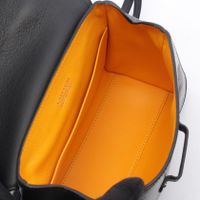 【二手】 GOYARD Saigon Mini 兩用手提包 SAIGONMINTY01CL03P 黑色/ブラウン/米色 PVC塗層帆布皮革 Saigon Mini 兩用手提包