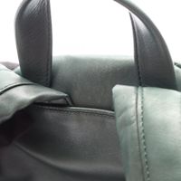 【二手】Bottega BOTTEGA VENETA雙肩包，編織工藝，綠色皮革，男士，二手 B