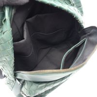 【二手】Bottega BOTTEGA VENETA雙肩包，編織工藝，綠色皮革，男士，二手 B