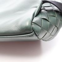 【二手】Bottega BOTTEGA VENETA雙肩包，編織工藝，綠色皮革，男士，二手 B