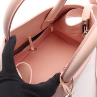 【중고】 Salvatore Ferragamo HUG 스몰 2WAY 손가방 215608 베이비 핑크 레더 Hug 손가방 M 여성용 Used A