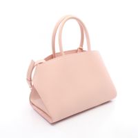 【중고】 Salvatore Ferragamo HUG 스몰 2WAY 손가방 215608 베이비 핑크 레더 Hug 손가방 M 여성용 Used A