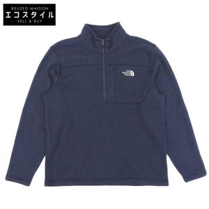The North Face Zip-Up Pullover Jacket Top for Men, Navy, Size L (Used)